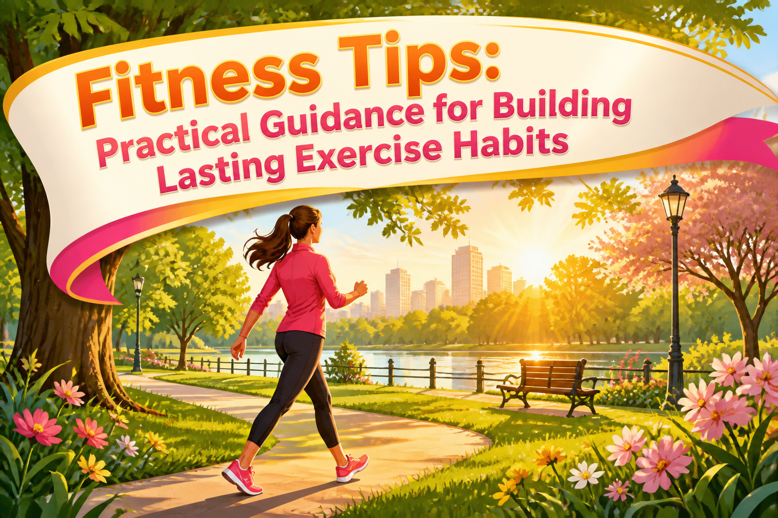 A group of people participating in an outdoor fitness class in a park.