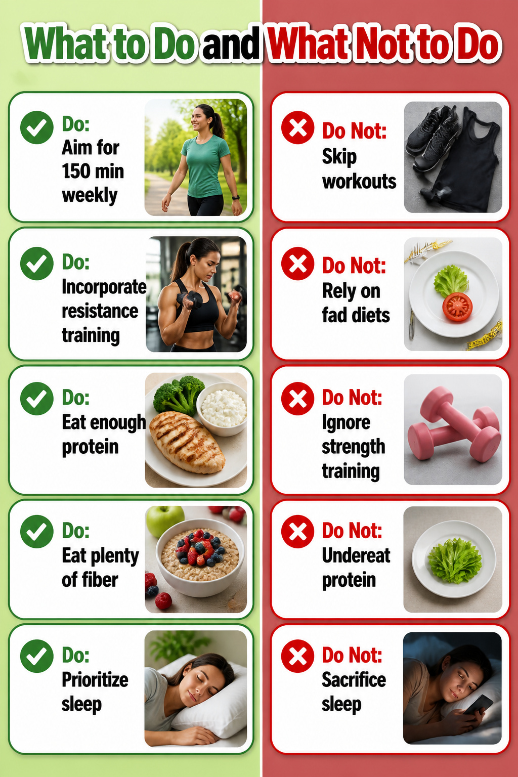 Information on combining methods to improve lifestyle and health.